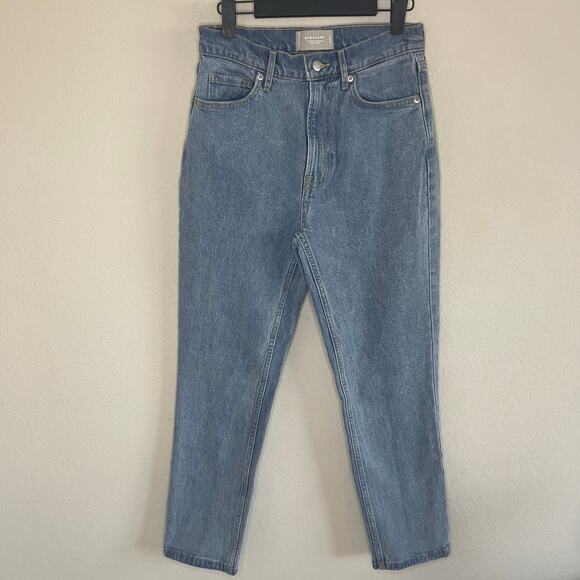 Everlane The Original Cheeky Jean Clean High Rise Clean Hem Cotton Size 26 Crop - Picture 4 of 9